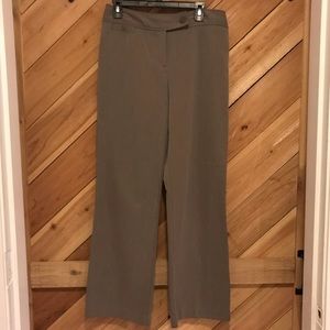 3/$21 Brown East 5th Secretly Slender wide leg dress casual trouser, size 8